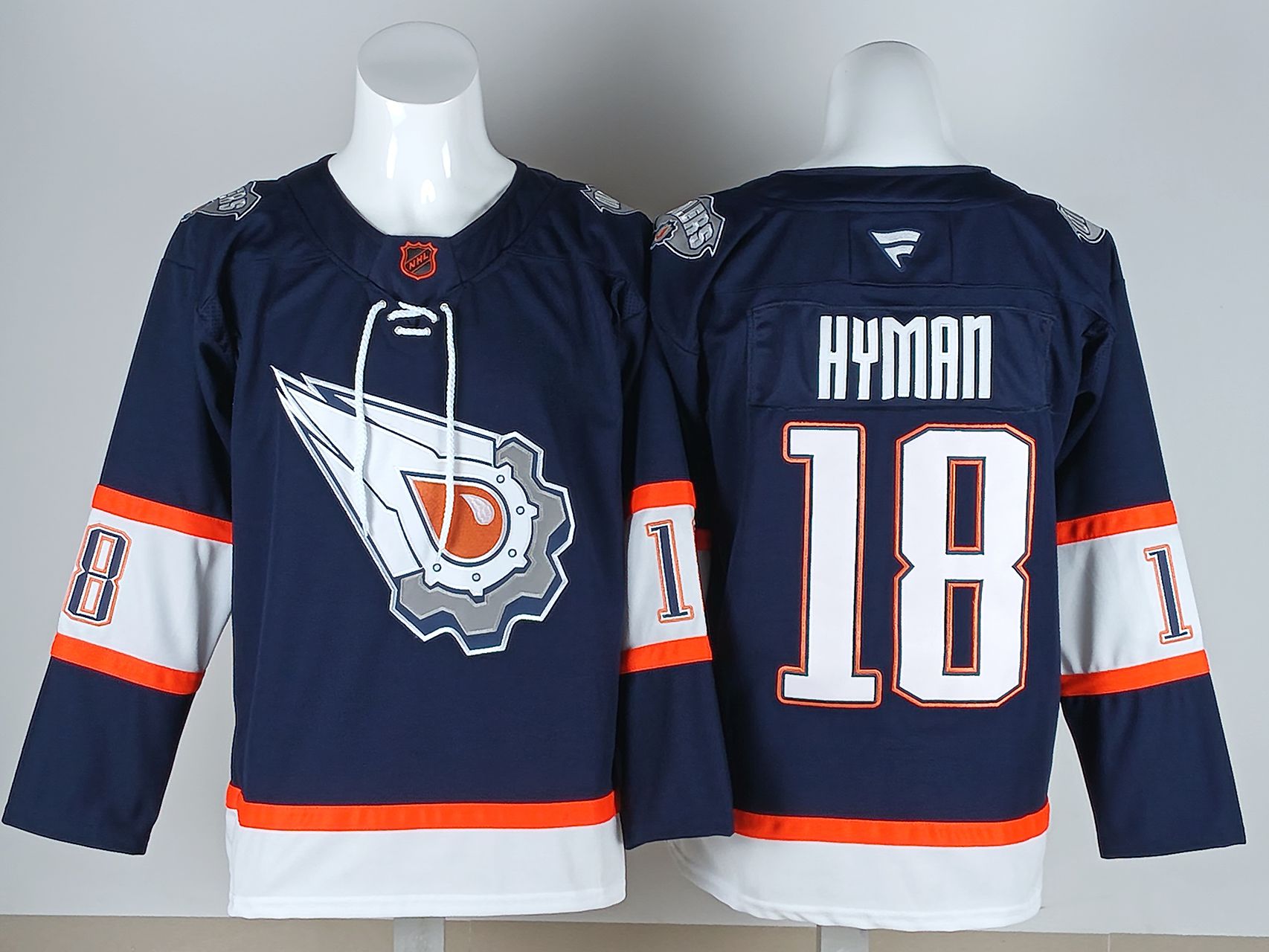 Men 2026 Edmonton Oilers #18 Hyman Drak Blue NHL Jersey style 011